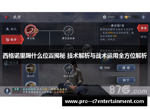 西格诺里踢什么位置揭秘 技术解析与战术运用全方位解析